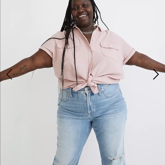 Madewell Tops - Madewell | Lightspun short sleeve shirt